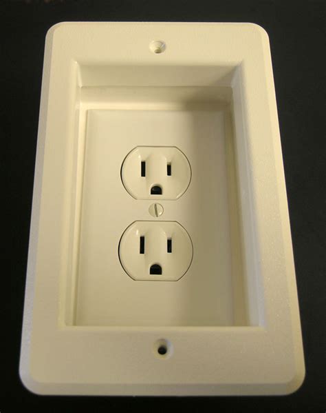 electrical box for 30 amp dryer outlet|recessed outlet box for range.